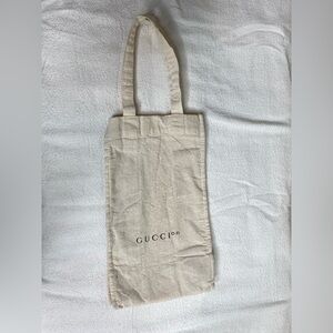 Gucci Natural Canvas Tote with Logo